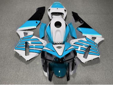 Alas Celestes & Blancas 2005-2006 Honda CBR600RR Carenado Moto