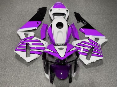 Alas Moradas & Blancas 2005-2006 Honda CBR600RR Carenado Moto