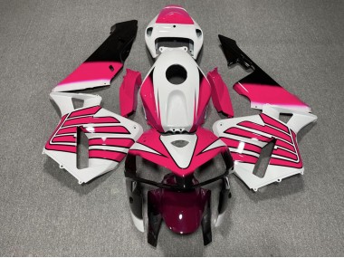 Alas Rosadas & Blancas 2005-2006 Honda CBR600RR Carenado Moto