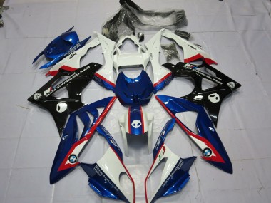 Alien Azul & Blanco 2009-2014 BMW S1000RR Carenado Moto