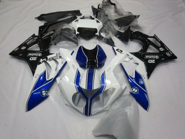 Alienígena Azul & Blanco 2009-2014 BMW S1000RR Carenado Moto