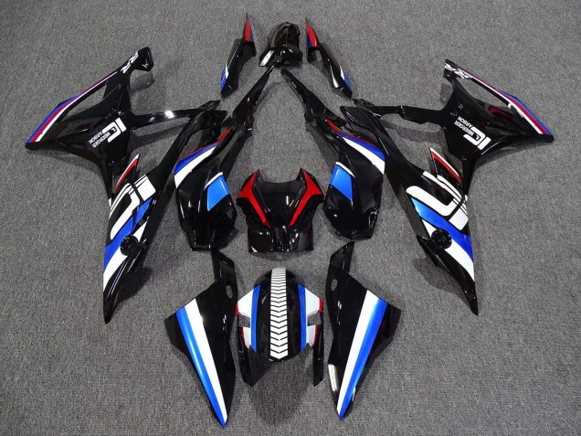 Alienígena Azul & Blanco 2009-2014 BMW S1000RR Carenado Moto