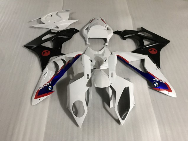 Alienígena Azul & Blanco 2009-2014 BMW S1000RR Carenado Moto