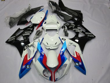 Alienígena Azul & Blanco 2009-2014 BMW S1000RR Carenado Moto