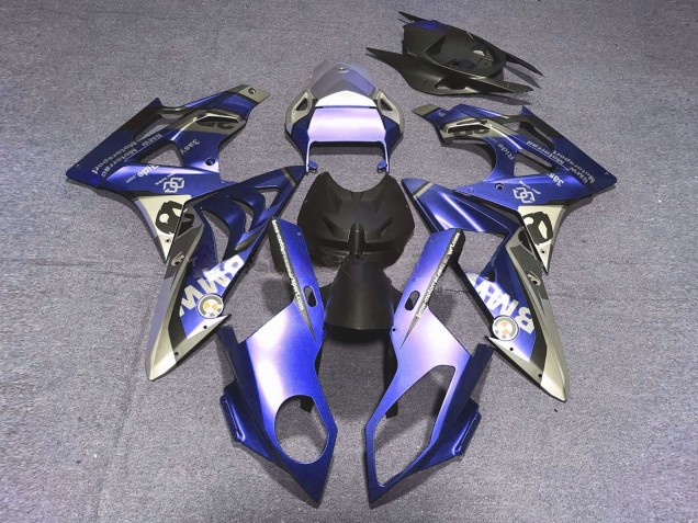 Alienígena Azul & Blanco 2009-2014 BMW S1000RR Carenado Moto