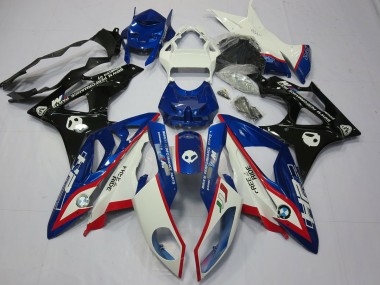 Alienígena Azul & Blanco 2009-2014 BMW S1000RR Carenado Moto