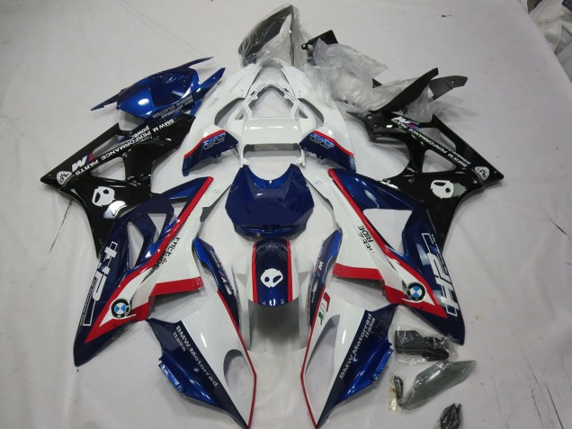 Alienígena Azul & Blanco 2009-2014 BMW S1000RR Carenado Moto