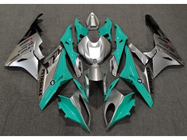 Alienígena Azul & Blanco 2009-2014 BMW S1000RR Carenado Moto