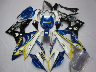 Alienígena Azul & Blanco 2009-2014 BMW S1000RR Carenado Moto