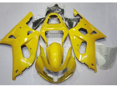 Amarillo Brillante 2001-2003 Suzuki GSXR 600-750 Carenado Moto