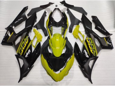 Amarillo Brillante 2018-2023 Kawasaki Ninja 400 Carenado Moto