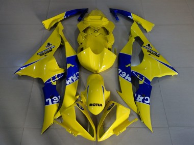 Amarillo Brillante Camel 2008-2016 Yamaha R6 Carenado Moto