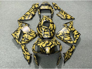 Amarillo Camuflaje 2003-2004 Honda CBR600RR Carenado Moto