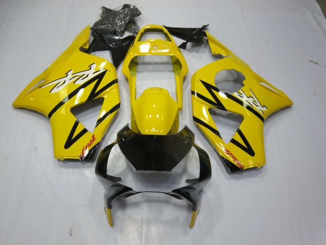 Amarillo Inverso & Negro 2002-2003 Honda CBR954RR Carenado Moto