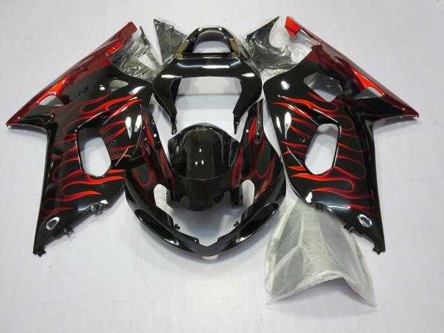 Amarillo Jordan 2001-2003 Suzuki GSXR 600-750 Carenado Moto