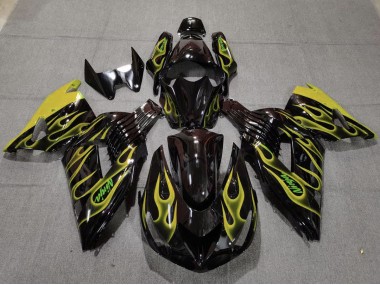 Amarillo Llama 2006-2011 Kawasaki ZX14R Carenado Moto