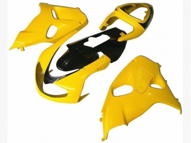 Amarillo & Negro 1998-2003 Suzuki TL1000R Carenado Moto