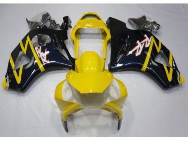 Amarillo Negro 2002-2003 Honda CBR954RR Carenado Moto