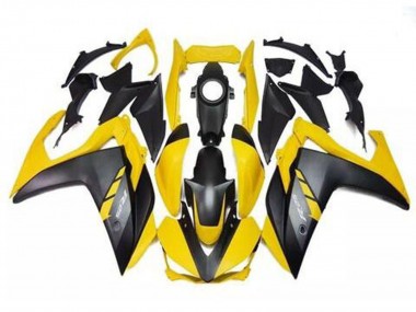 Amarillo & Negro 2015-2018 Yamaha R3 Carenado Moto