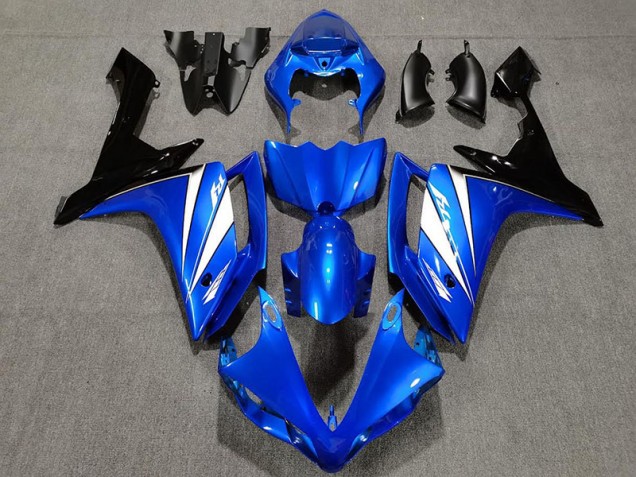 Azul Blanco & Negro 2007-2008 Yamaha R1 Carenado Moto Azul Blanco & Negro 2007-2008 Yamaha R1 Carenado Moto