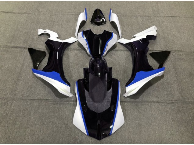 Azul Blanco & Negro 2015-2019 Yamaha R1 Carenado Moto Azul Blanco & Negro 2015-2019 Yamaha R1 Carenado Moto
