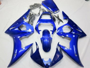 Azul Brillante 2003-2004 Yamaha R6 Carenado Moto