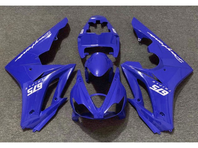 Azul Brillante 2006-2008 Triumph Daytona 675 Carenado Moto