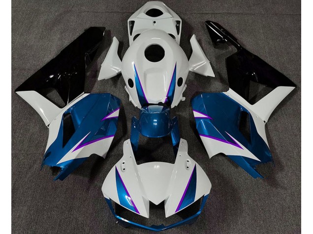 Azul Brillante Blanco & Morado 2013-2023 Honda CBR600RR Carenado Moto
