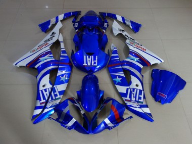 Azul Brillante Fiat 2008-2016 Yamaha R6 Carenado Moto