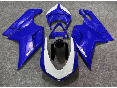 Azul Brillante Sp 2007-2014 Ducati 848 1098 1198 Carenado Moto