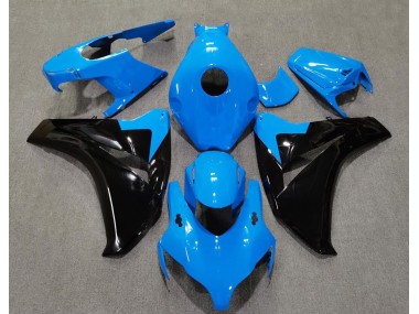Azul Celeste & Negro 2008-2011 Honda CBR1000RR Carenado Moto