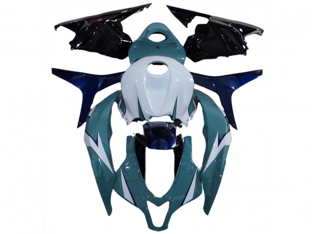 Azul Claro Brillante & Azul 2009-2012 Honda CBR600RR Carenado Moto