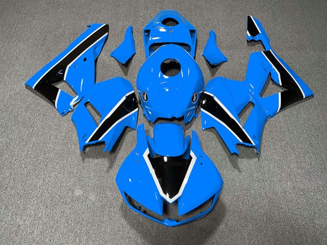 Azul Claro Brillante & Negro 2013-2023 Honda CBR600RR Carenado Moto