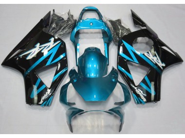 Azul Claro Eléctrico 2002-2003 Honda CBR954RR Carenado Moto