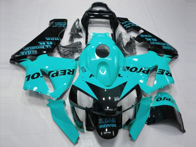Azul Claro Repsol 2003-2004 Honda CBR600RR Carenado Moto