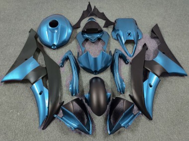Azul Eléctrico & Negro Mate 2008-2016 Yamaha R6 Carenado Moto