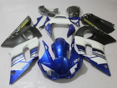 Azul & Mate 1998-2002 Yamaha R6 Carenado Moto