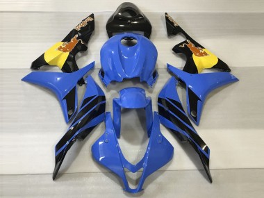 Azul & Naranja Toro 2007-2008 Honda CBR600RR Carenado Moto