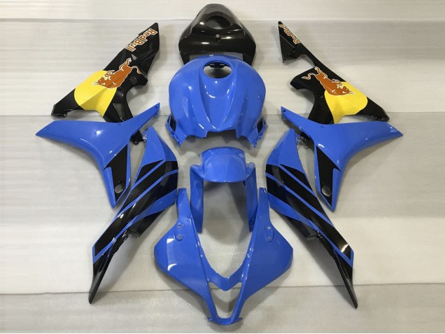 Azul & Naranja Toro 2007-2008 Honda CBR600RR Carenado Moto