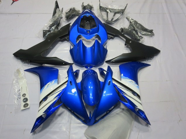 Azul & Negro 2004-2006 Yamaha R1 Carenado Moto
