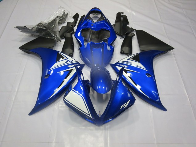 Azul & Negro 2012-2014 Yamaha R1 Carenado Moto Azul & Negro 2012-2014 Yamaha R1 Carenado Moto
