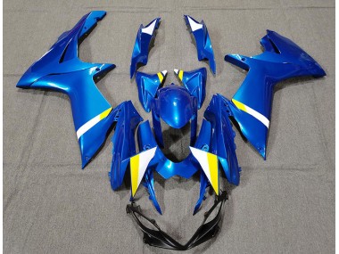 Azul Personalizado 2011-2024 Suzuki GSXR 600-750 Carenado Moto