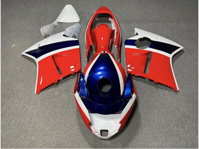 Azul Rojo & Blanco 1996-2007 Honda CBR1100XX Carenado Moto