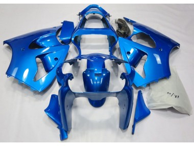 Azul Vibrante 2000-2002 Kawasaki ZX6R Carenado Moto
