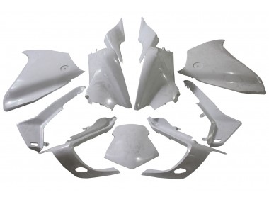 Blanco 2010-2013 Honda VFR1200 Carenado Moto