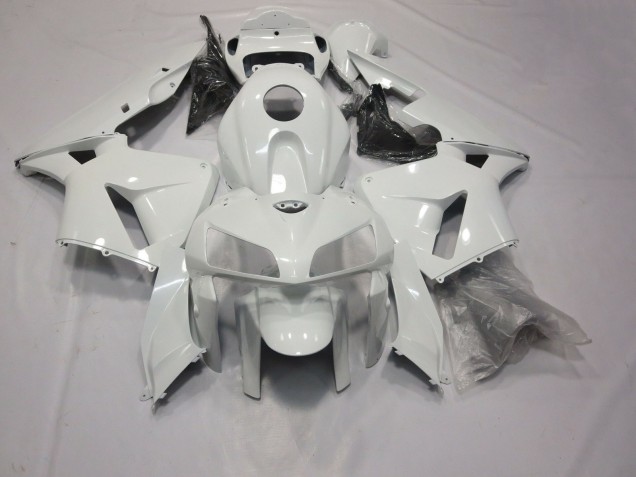 Blanco Brillante 2005-2006 Honda CBR600RR Carenado Moto Blanco Brillante 2005-2006 Honda CBR600RR Carenado Moto
