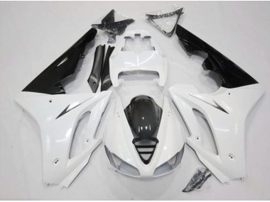 Blanco Brillante 2009-2012 Triumph Daytona 675 Carenado Moto