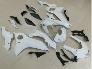 Blanco Brillante 2017-2021 Yamaha R6 Carenado Moto