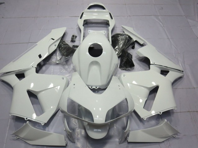 Blanco Brillo Liso 2003-2004 Honda CBR600RR Carenado Moto