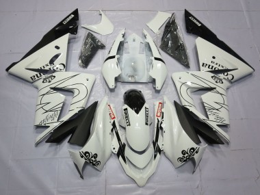 Blanco Corona 2004-2005 Kawasaki ZX10R Carenado Moto